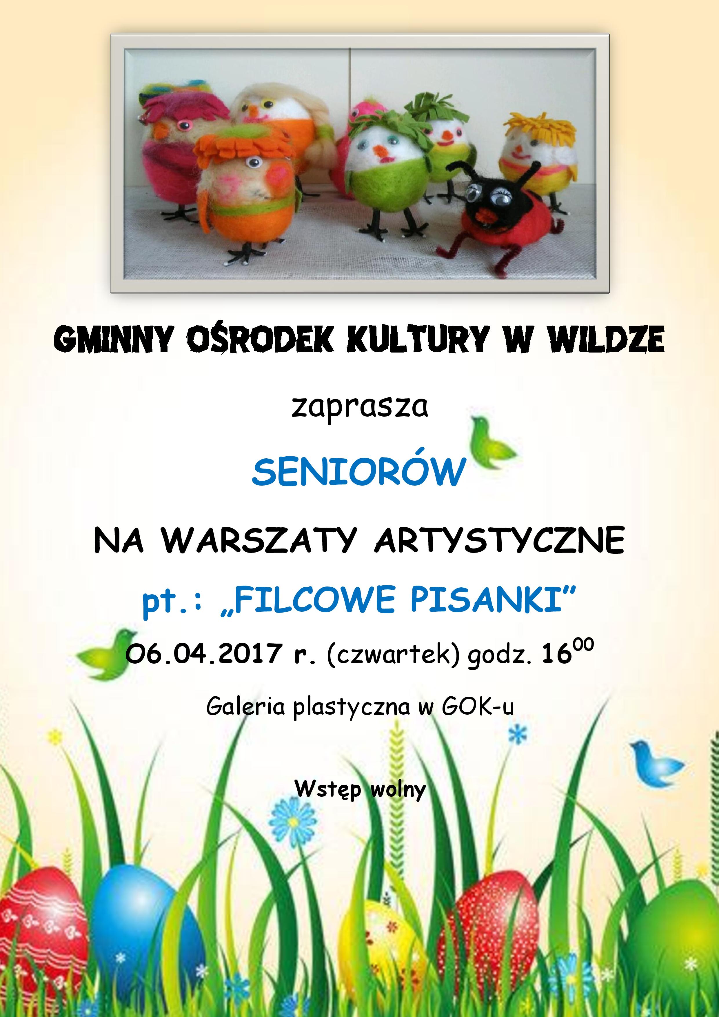 PLAKAT WARSZTATY PISANKI