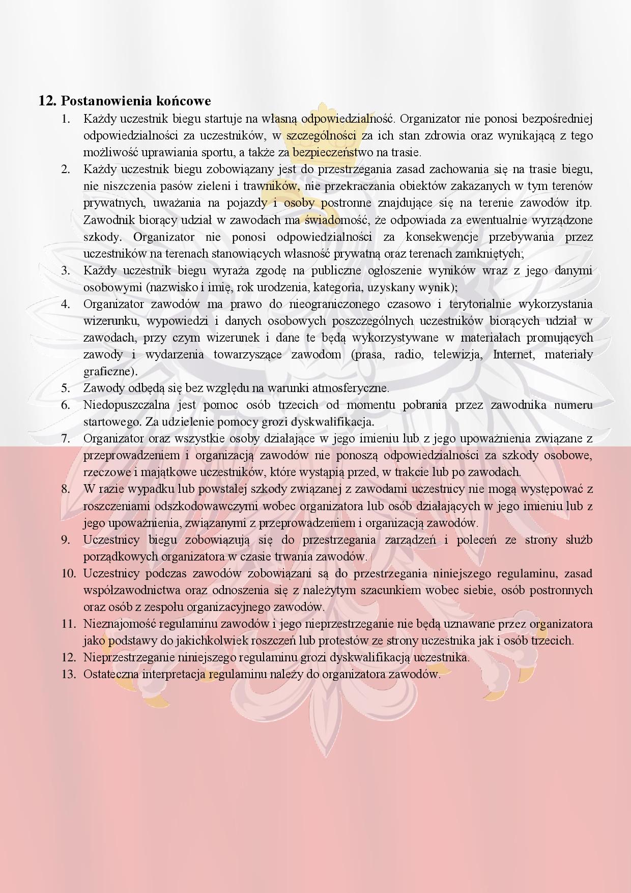 Regulamin biegu 002