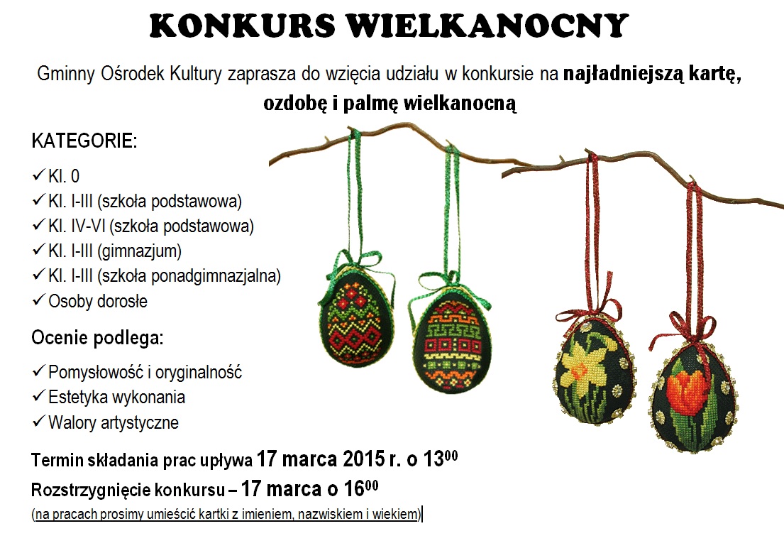 konkurs wielkanocny